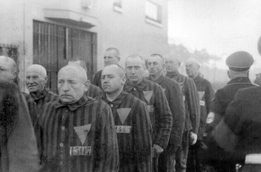 Prisoners in Sachsenhausen Concentration Camp, 19 December 1938