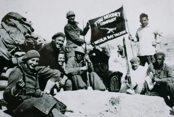 Tom Mooney Company from the Lincoln Battalion. Jarama, c. 1937