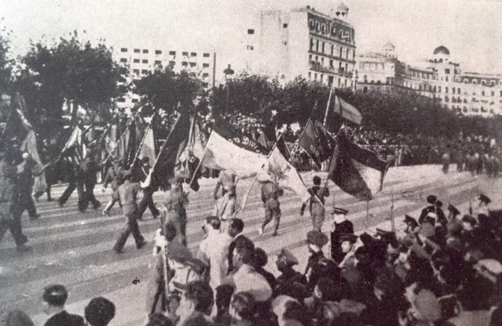 Hjemsendelsen af de Internationale Brigader og tiden der fulgte: Fra de spaniensfrivilliges afskedsparade i Barcelona, 28. september 1938