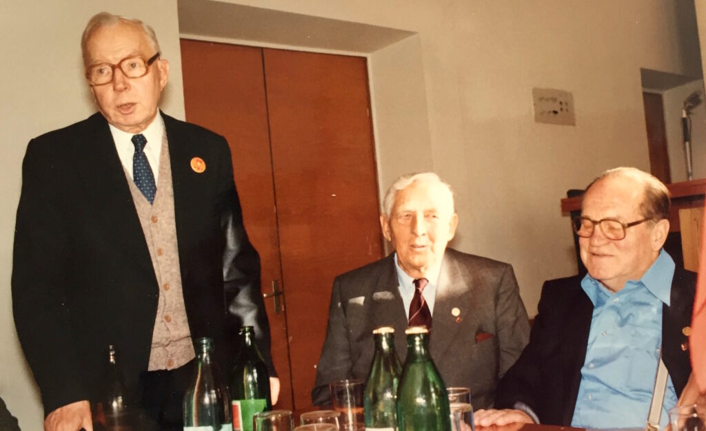 Michail Jakusjin, Marius Christiansen und Egon Gissel. Foto: Privatbesitz