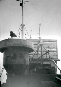 Ombord på M/S Anna Mærsk, 1941-1942. Foto: Alfred Runge Erichsen