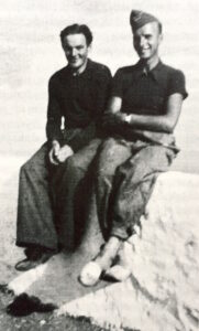 Jørgen Nørup (left) and Villy Fuglesang in Villalba 