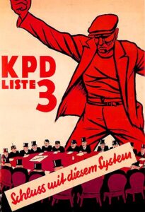 KPD Poster, 1932: Schluss mit diesem System