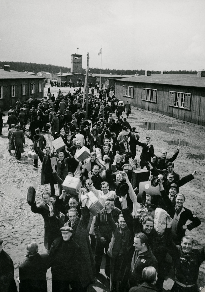 Die dänische Besetzung und Befreiung: 13. Dänemark ist wieder frei: Das Internierungslager Frøslev bei der Befreiung 