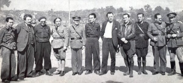 11 representatives of the international labour movement in the Spanish Civil War