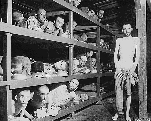 Buchenwald prisoners, 16 April 1945