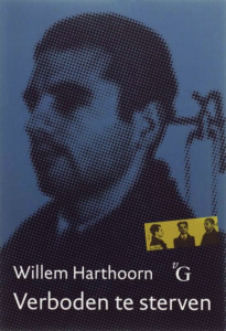 Willem (Wim) Harthoorn van de voorkant van zijn boek "Verboden te sterven"