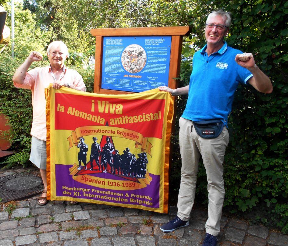 Hamburg Spanish Civil War memorial: Reinhardt Silbermann and Olaf Harms